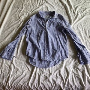 Rails striped button down